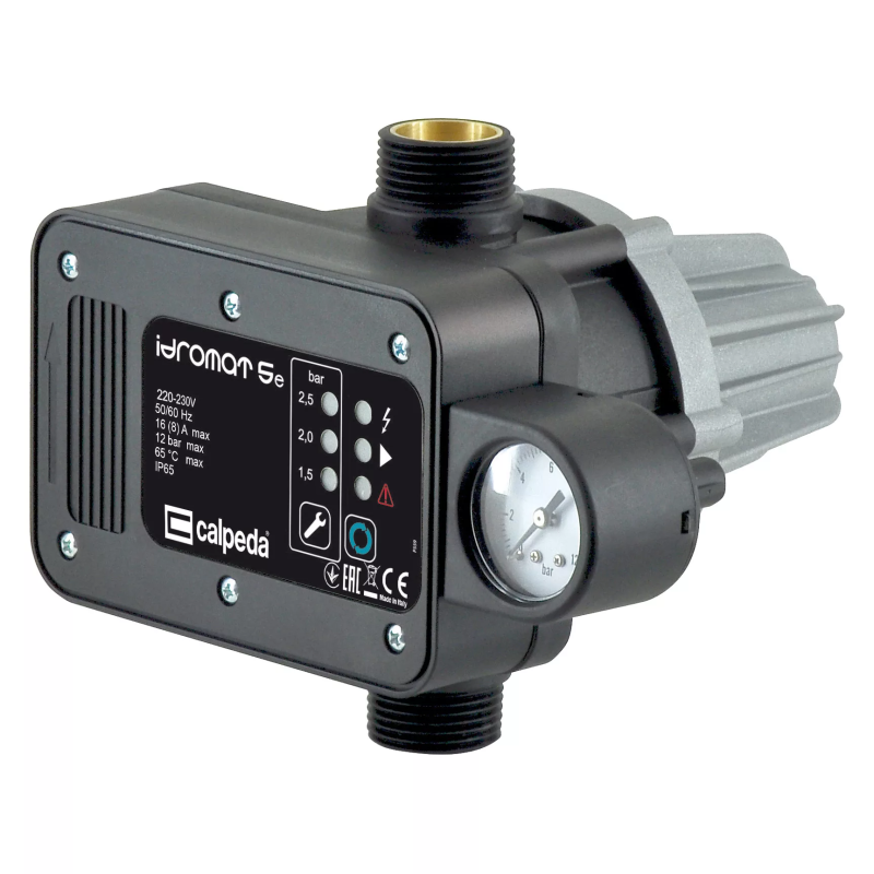 Calpeda Pumps control device provided with flow rate and pressure sensor - Idromat