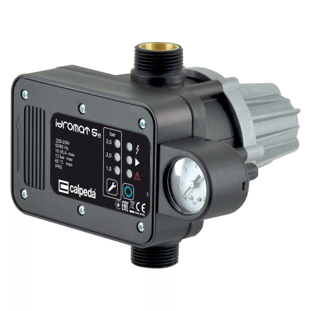 Calpeda Pumps control device provided with flow rate and pressure sensor - Idromat