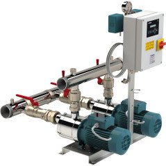 Calpeda Automatic pressure boosting plant consisting of 1 to 6 horizontal multistage pumps - Bs. Mxh