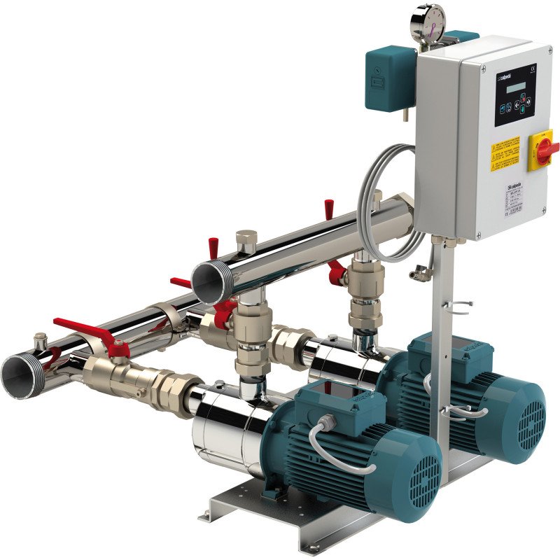 Calpeda Automatic pressure boosting plant consisting of 1 to 6 horizontal multistage pumps - Bs. Mxh
