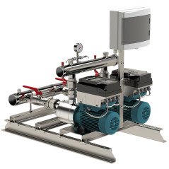 Calpeda Automatic pressure boosting plant consisting of 1 to 6 horizontal multistage pumps - Bs. Mxh