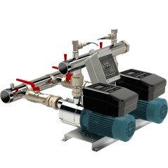 Calpeda Automatic pressure boosting plant consisting of 1 to 6 horizontal multistage pumps - Bs. Mxh