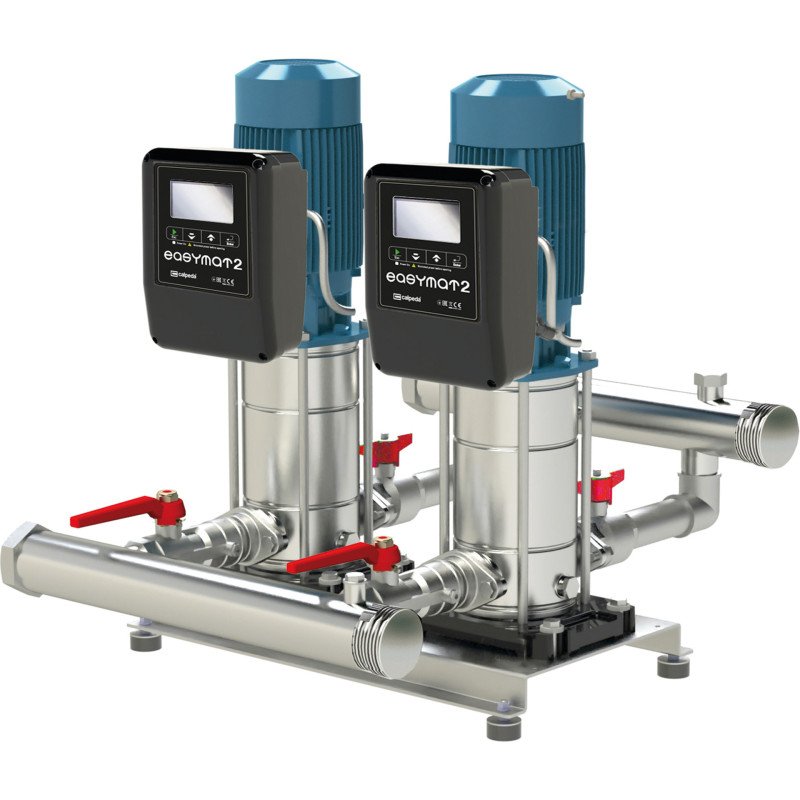 Calpeda Automatic booster set consisting of 2 to 3 vertical multistage pumps - Bs. Mxv-B