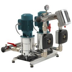 Calpeda Automatic booster set consisting of 2 to 3 vertical multistage pumps - Bs. Mxv-B