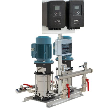 Calpeda Automatic pressure boosting plant consisting of 1 to 6 vertical multistage pumps complete with ball - Bs. Mxv