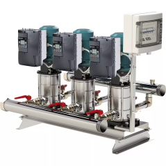 Calpeda Automatic pressure boosting plant consisting of 1 to 6 vertical multistage pumps complete with ball - Bs. Mxv
