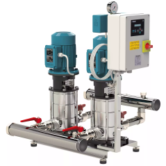 Calpeda Automatic pressure boosting plant consisting of 1 to 6 vertical multistage pumps complete with ball - Bs. Mxv