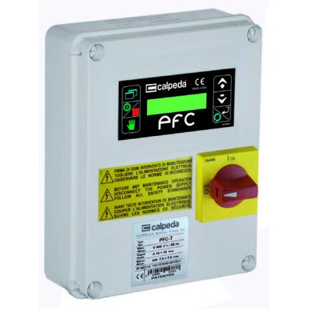 Calpeda Control panel for controlling 1 submersible pump with three-phase motor - Pfc-T