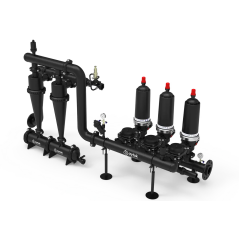 Plastic Automatic Disc Filter Systems With Hydrocyclone
