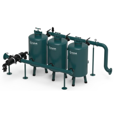 Manual Sand Media filter Systems With Semi-Automatic Screen Filters