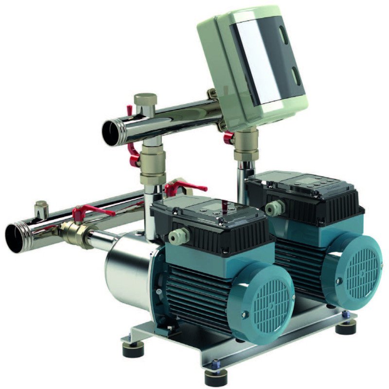 Calpeda Boosting sets with 2 pumps Easy to install, compact and plug and play pressurized system - E-Mxp